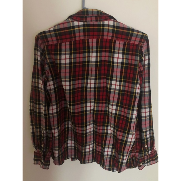 Ralph Lauren Petite Plaided Button-Up - Picture 7 of 11